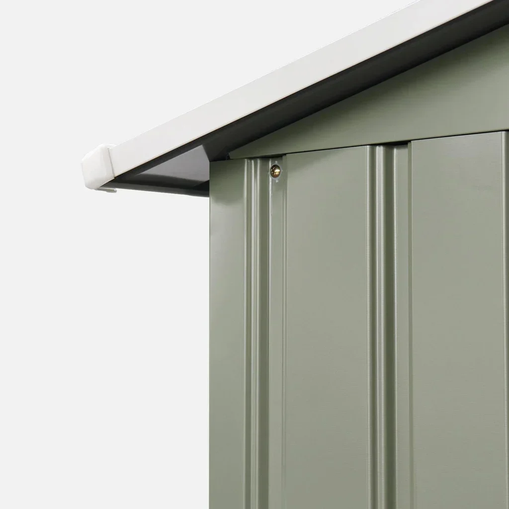Abri de jardin métal 5,29 m² anthracite avec kit ancrage