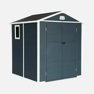 Abri de jardin PVC aluminium 3,65 m² Weppes rangement outils