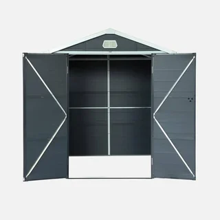 Abri de jardin PVC aluminium 3,65 m² Weppes rangement outils