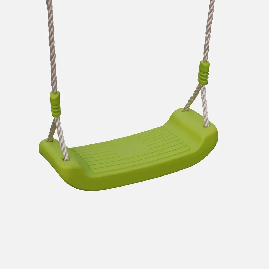 Aire de jeux Naroit avec balançoires face-à-face pour 4 enfants en pin traité vert