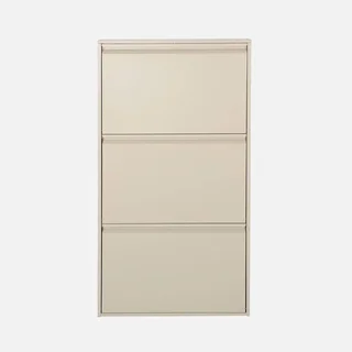 Armoire à chaussures métal industriel 3 portes Kentucky 9 paires