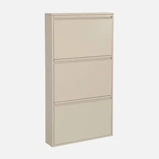 Armoire à chaussures métal industriel 3 portes Kentucky 9 paires