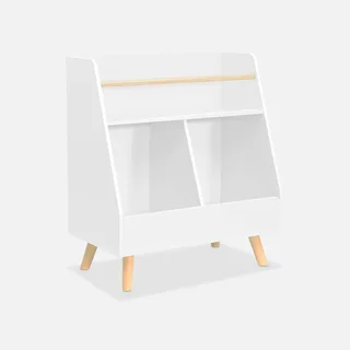 Armoire enfant Tobias 2 casiers bois rangement jouets