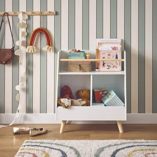 Armoire enfant Tobias 2 casiers bois rangement jouets