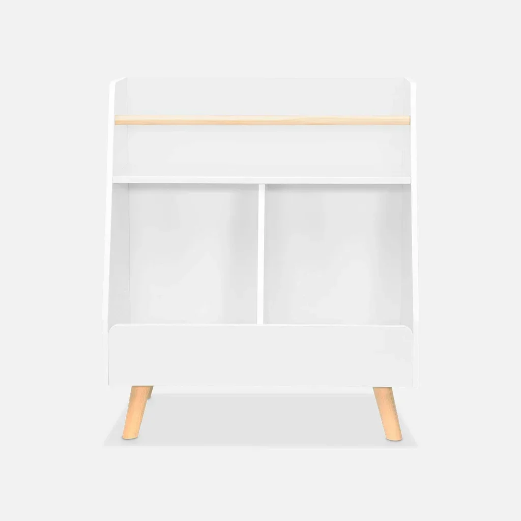 Armoire enfant Tobias 2 casiers bois rangement jouets
