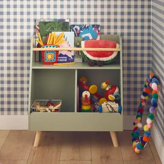 Armoire enfant Tobias 2 casiers rangement bois
