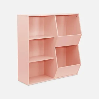 Armoire rangement enfant Tobias 3 étagères bois naturel