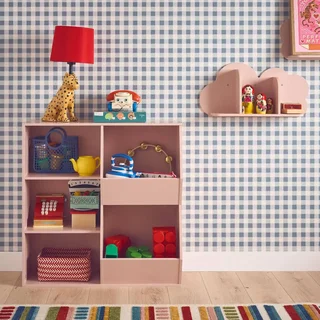 Armoire rangement enfant Tobias 3 étagères bois naturel