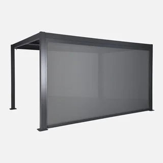 Store vertical anthracite pour pergola bioclimatique Palace 3x4m aluminium