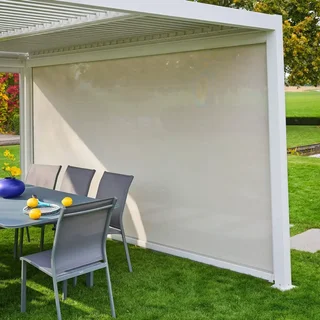 Store vertical anthracite pour pergola Palace 4x3m aluminium