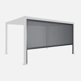 Store vertical anthracite pour pergola bioclimatique Palace 3x4m aluminium