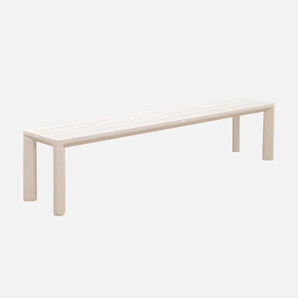 Banc de jardin 4 places aluminium Madison moderne extérieur