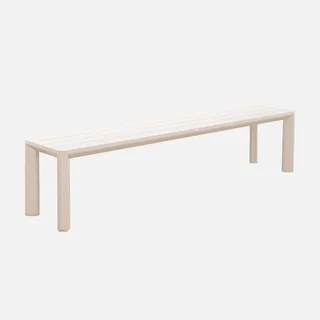 Banc de jardin 4 places aluminium Madison moderne extérieur