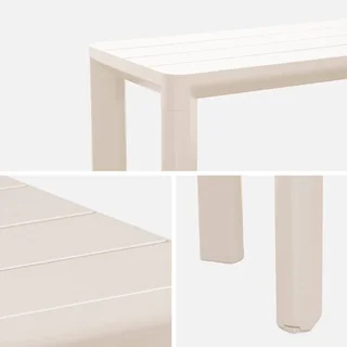 Banc de jardin 4 places aluminium Madison moderne extérieur