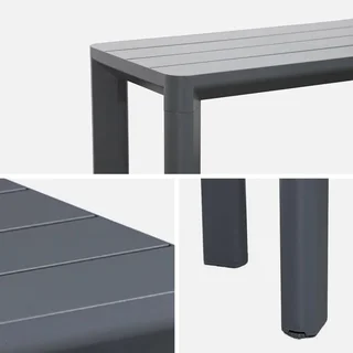 Banc de jardin 4 places aluminium Madison moderne et durable