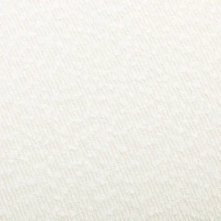 Banco de cama Shawn tela bouclé crema estilo escandinavo