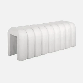 Banc de lit Ito design contemporain tissu arrondi élégant