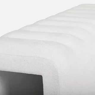 Banc de lit Ito design contemporain tissu arrondi élégant