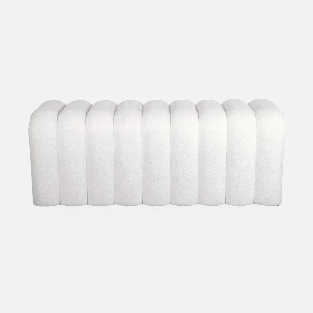 Banc de lit Ito design contemporain tissu arrondi élégant