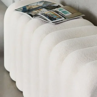 Banc de lit Ito design contemporain tissu arrondi élégant