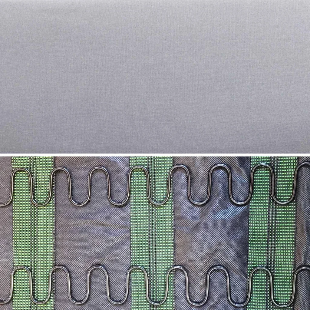 Banquette 2 places scandinave bois hévéa tissu bleu émeraude Isak