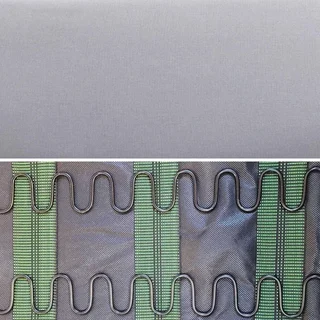 Banquette 2 places scandinave bois hévéa tissu bleu émeraude Isak