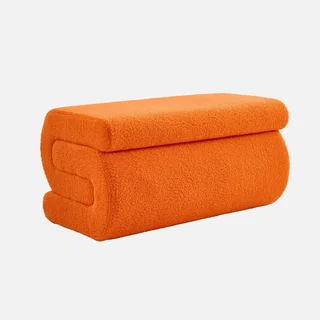 Banquette bouclette Sasha 1 ou 2 places design contemporain