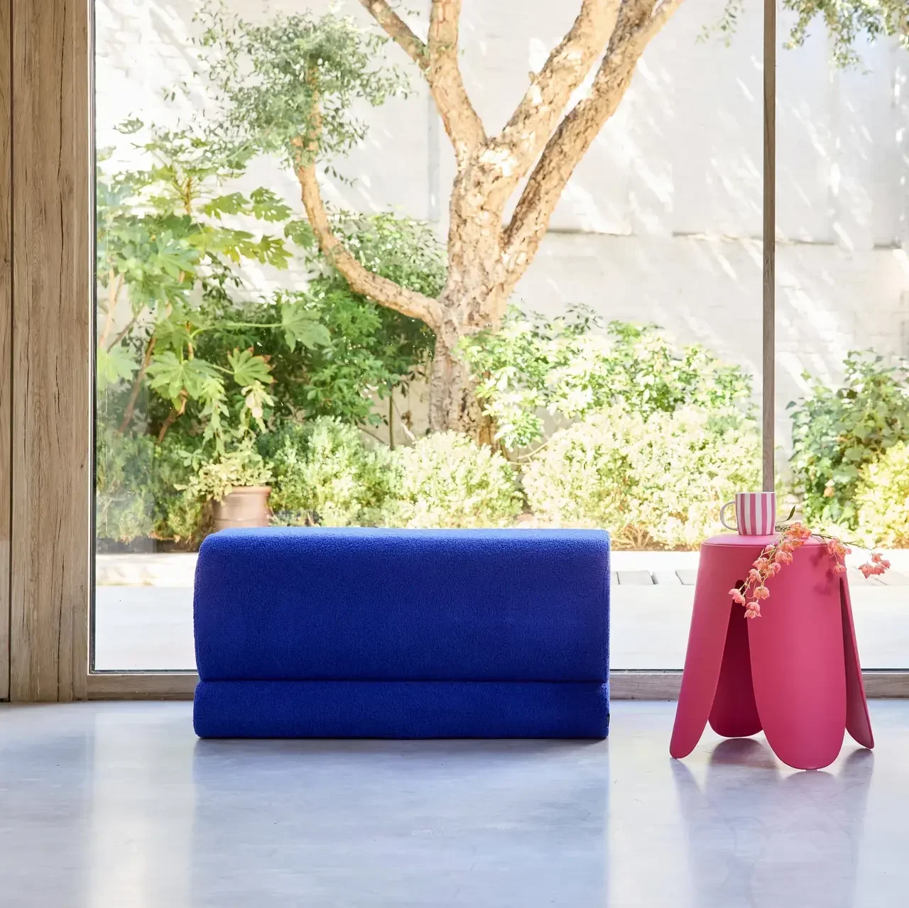 Banquette bouclette design Sasha 1 ou 2 places confort