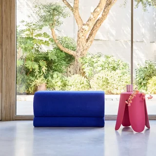 Banquette bouclette design Sasha 1 ou 2 places confort