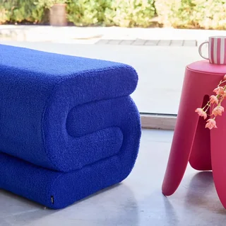 Banquette bouclette design Sasha 1 ou 2 places confort