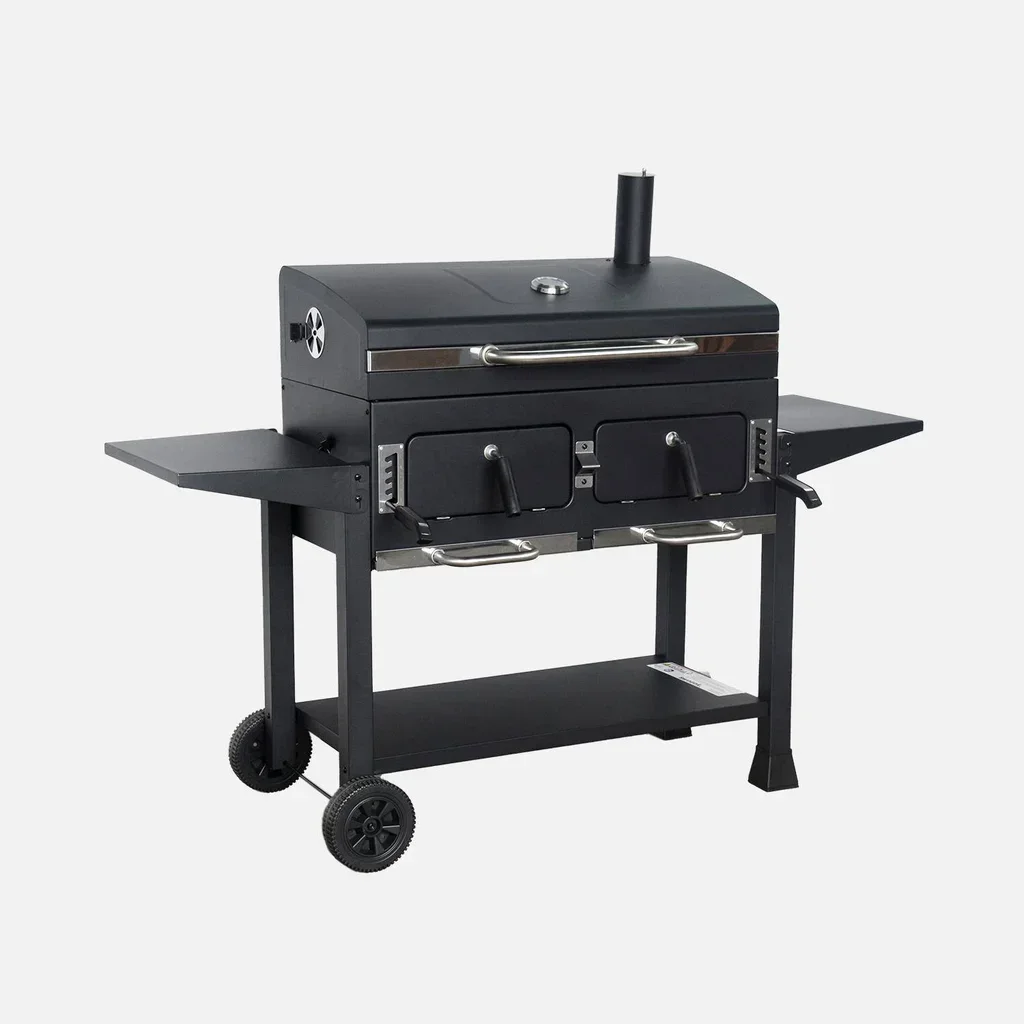 Barbecue charbon Bernard XL avec thermomètre et roues