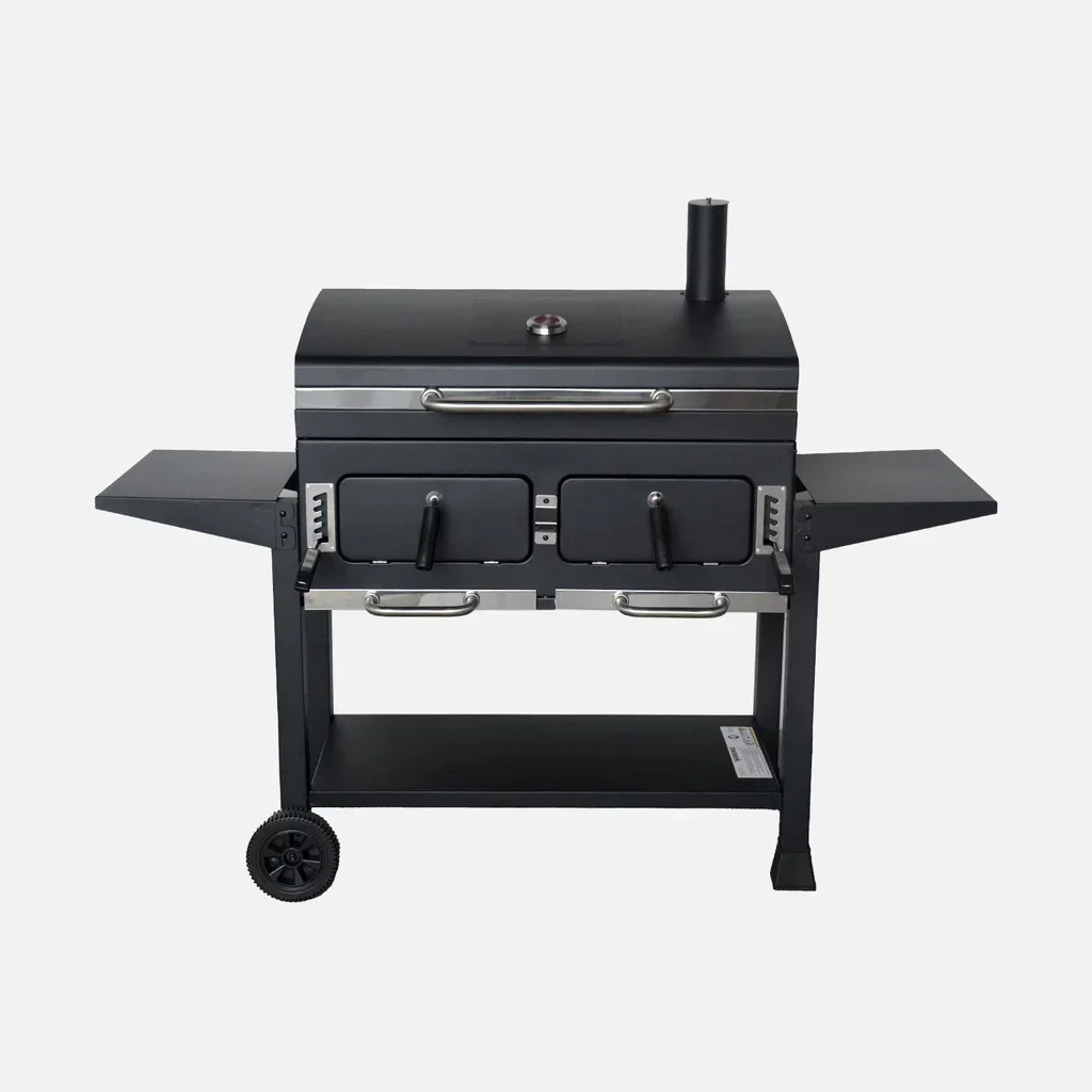 Barbecue charbon Bernard XL avec thermomètre et roues