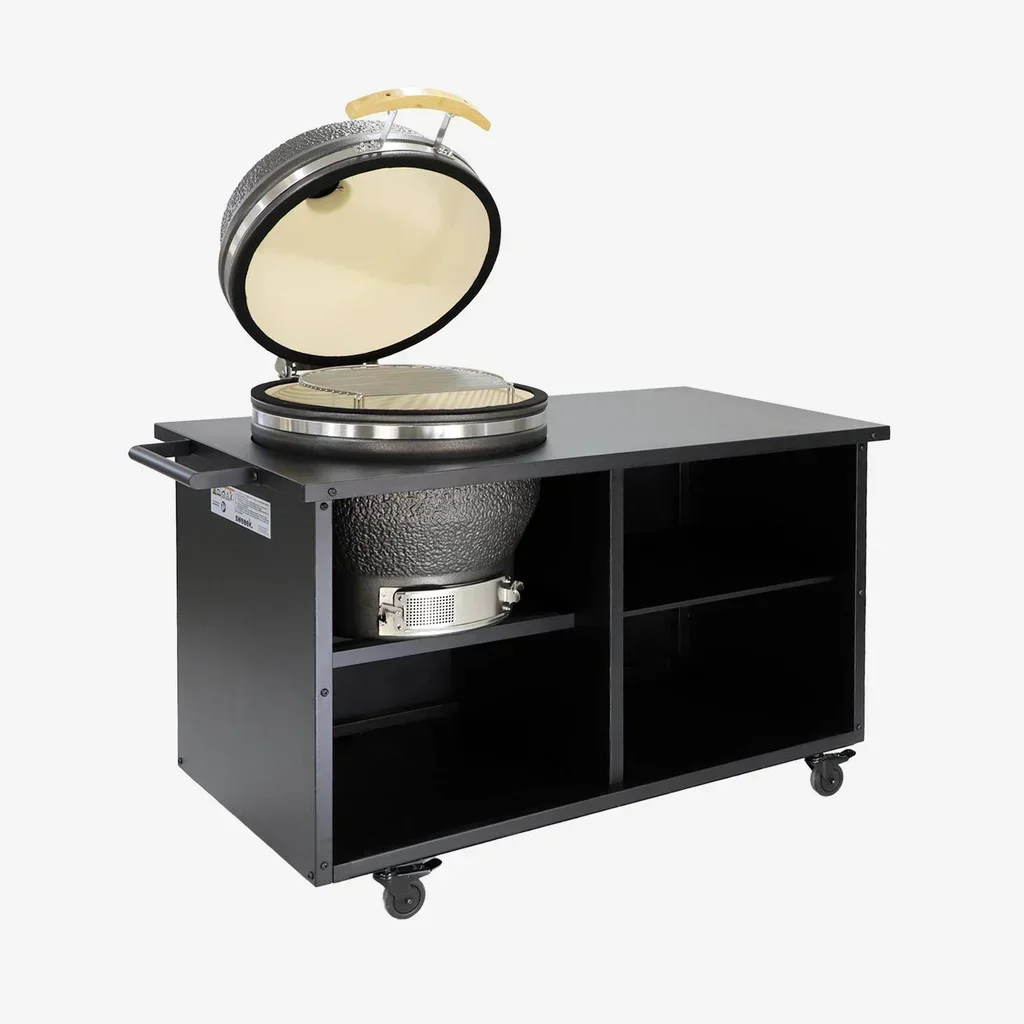 Barbecue kamado Yaku charbon céramique mullite desserte fumoir