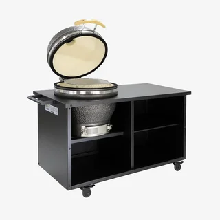 Barbecue kamado Yaku charbon céramique mullite desserte fumoir