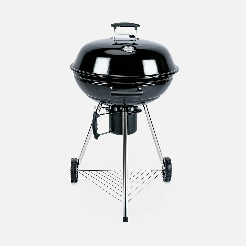 Barbecue sphérique à charbon 57 cm avec fumoir, grille et roulettes Georges