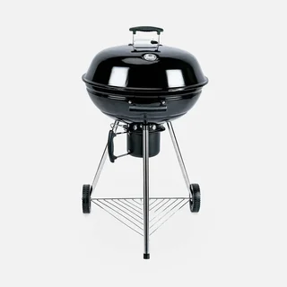 Barbecue sphérique à charbon 57 cm avec fumoir, grille et roulettes Georges