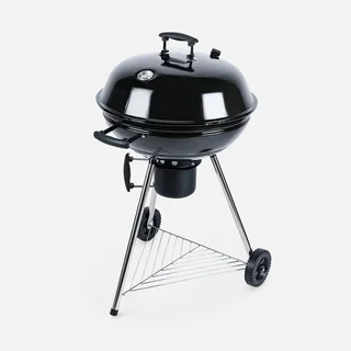 Barbecue sphérique à charbon 57 cm avec fumoir, grille et roulettes Georges