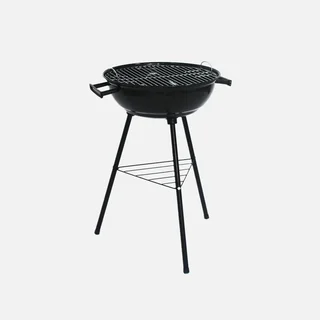 Barbecue sphérique charbon de bois 39 cm acier émaillé portable 6-8 personnes