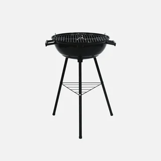 Barbecue sphérique charbon de bois 39 cm acier émaillé portable 6-8 personnes