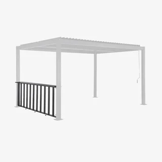 3m support bar for Palace bioclimatic pergola anthracite galvanized steel