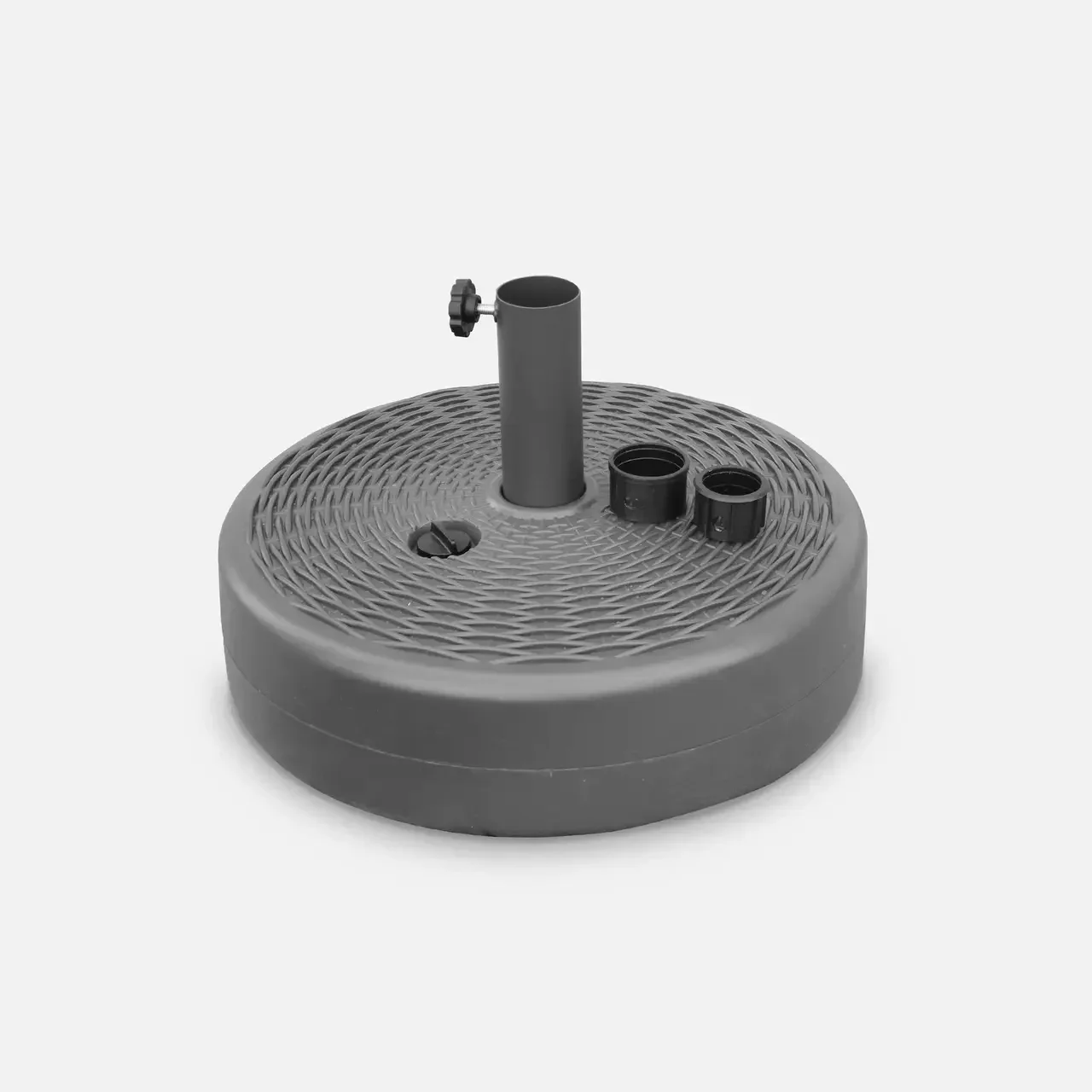 Base de parasol ronde plastique mât central 38-48mm