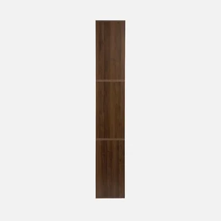Estante modular de madeira 3 compartimentos com 2 portas e 5 prateleiras