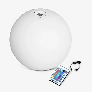 Boule lumineuse LED sans fil 16 couleurs 30 cm étanche intérieur extérieur