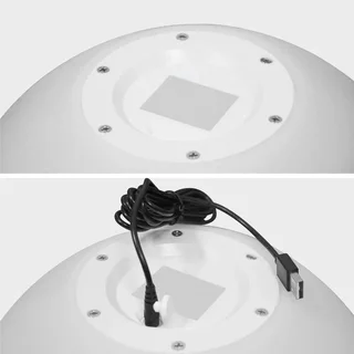 Boule lumineuse LED sans fil 16 couleurs 30 cm étanche intérieur extérieur