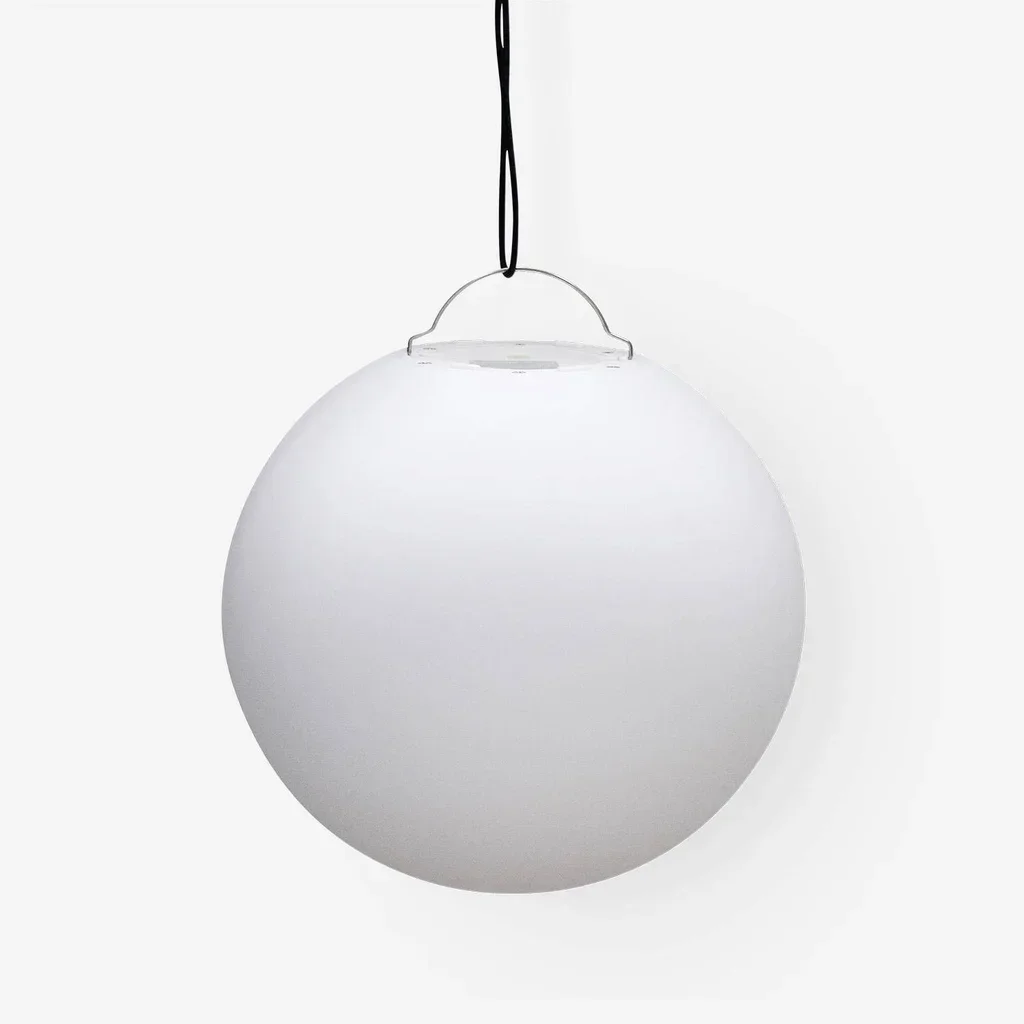 Boule lumineuse LED sans fil Ø30cm intérieur extérieur autonome télécommandée