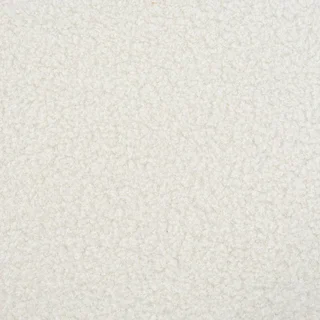 Banc bout de lit Fujo bois hévéa et bouclette blanche 121 cm