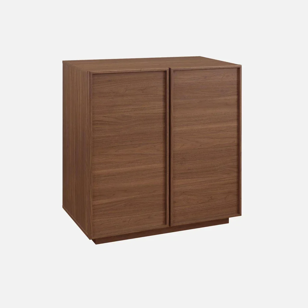 Buffet 2 portes Kuba style bois naturel 80 cm