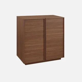 Buffet 2 portes Kuba style bois naturel 80 cm