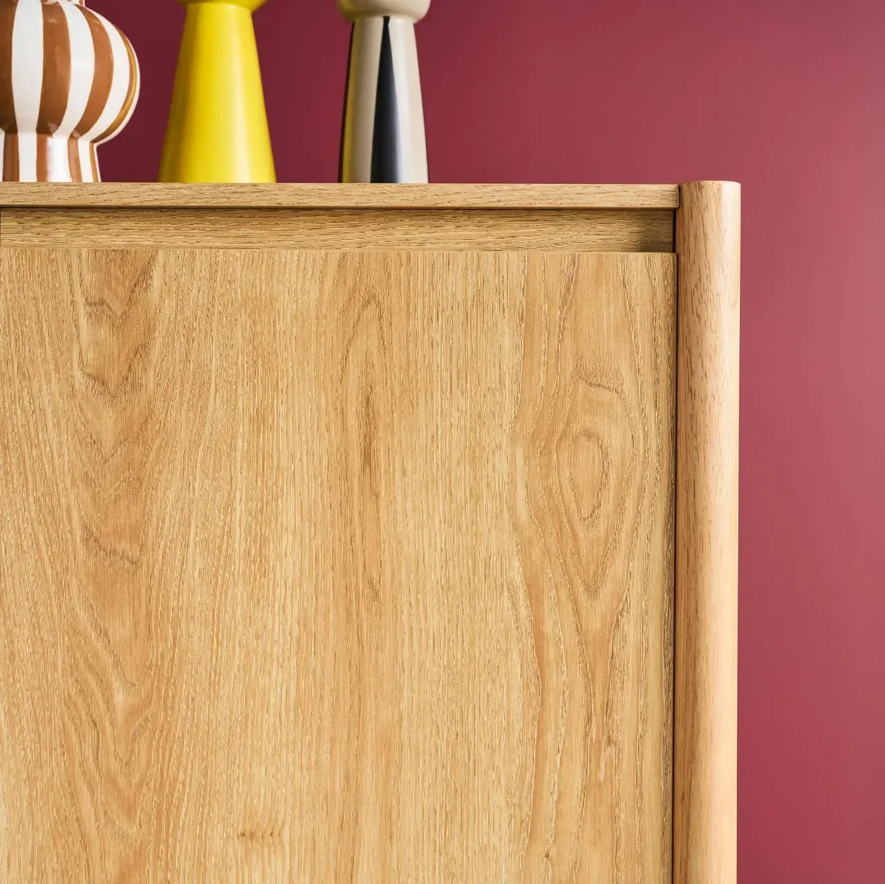 Sideboard 3 doors solid wood 140 cm Harmony natural style