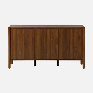 Sideboard 3 doors solid wood 140 cm natural style Harmony walnut